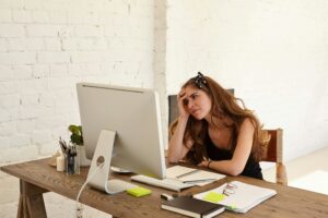 activité qui ne décolle pas après un an chez une entrepreneure